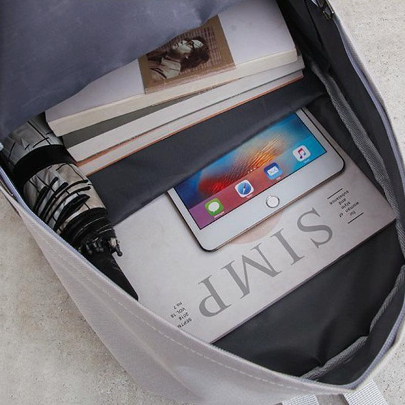 Versatile 4-piece Travel Backpack Set - Pink 9