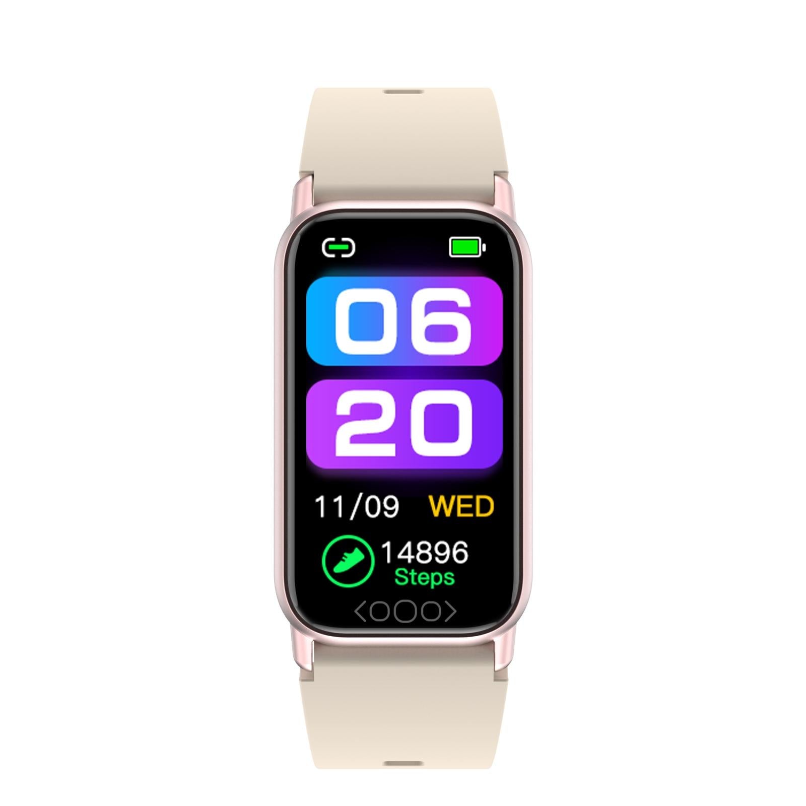 Smart Health Monitoring Watch With Colour Screen - Pink 13