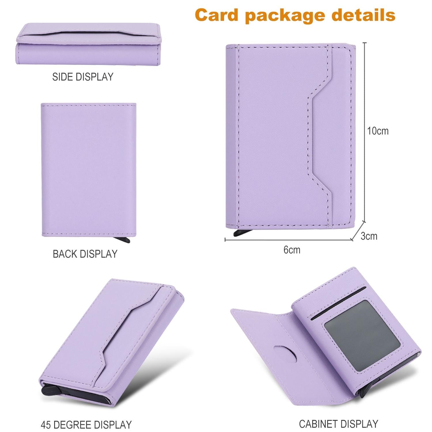 10x6x3cm Secure Brush Card Bag - Compact and Protective - Rose Gold