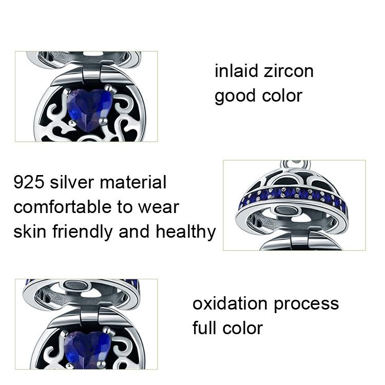 925 Sterling Silver Zircon Pendant With Parts - Scc689-G 4