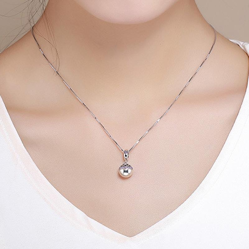 925 Sterling Silver Zircon Pendant With Parts - Scc689-G 7