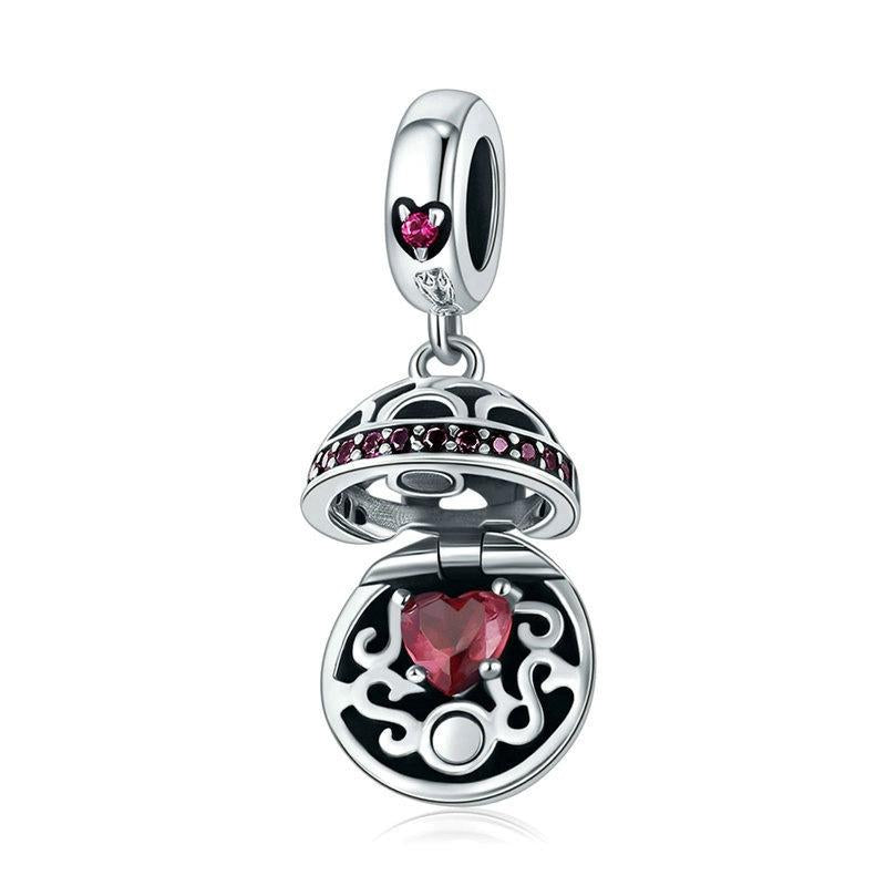 925 Sterling Silver Zircon Pendant With Parts - Scc689-G 8