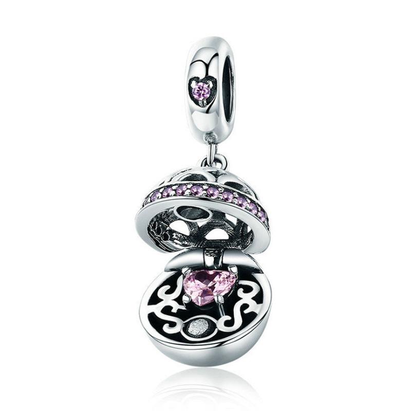 925 Sterling Silver Zircon Pendant With Parts - Scc689-G 9