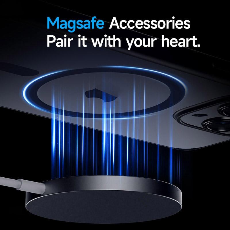 Matte Magnetic Magsafe Case for Iphone 15 - Sulada - Titanium Blue 6