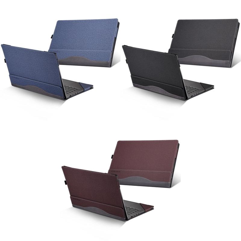 Yoga 530-14 Laptop Leather Case - Protective - Wine Red 3