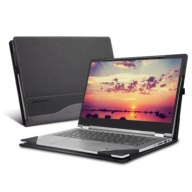 Yoga 530-14 Laptop Leather Case - Protective - Wine Red 9
