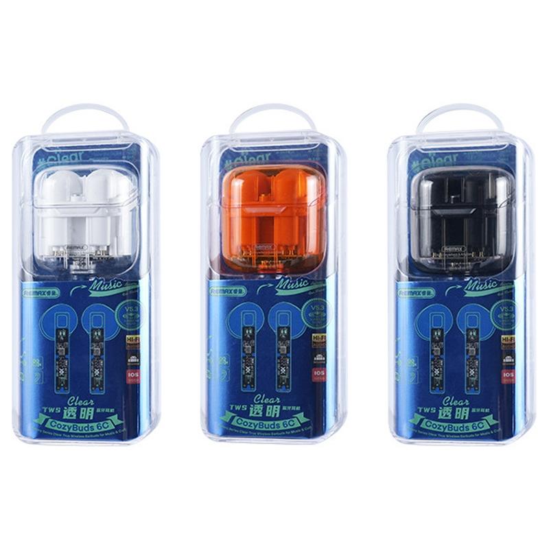 Wireless Bluetooth Headset with Low Delay and Transparent Design - Orange 8