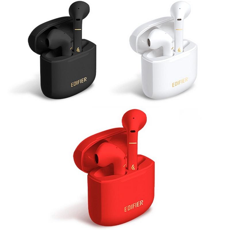 Waterproof Touch Wireless Bluetooth Earphones - Z2 Plus - Red