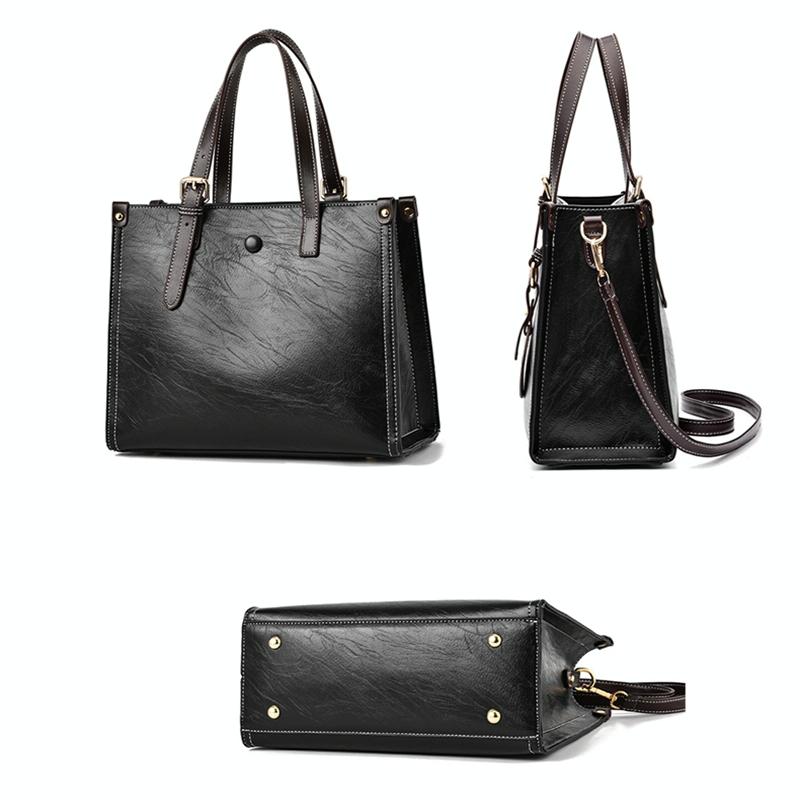 Vintage Multifunctional Handbag for Women - Black 5
