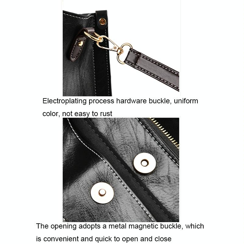 Vintage Multifunctional Handbag for Women - Black 7