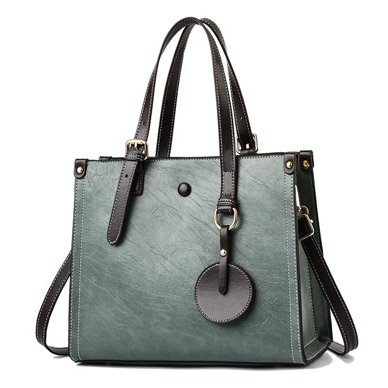 Vintage Multifunctional Handbag for Women - Black 14
