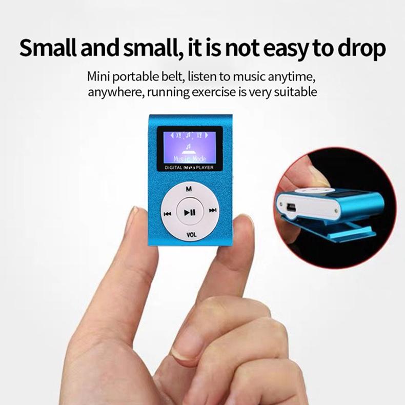 Mini Mp3 Player With Screen 128M+Earphone+Cable - Purple 6