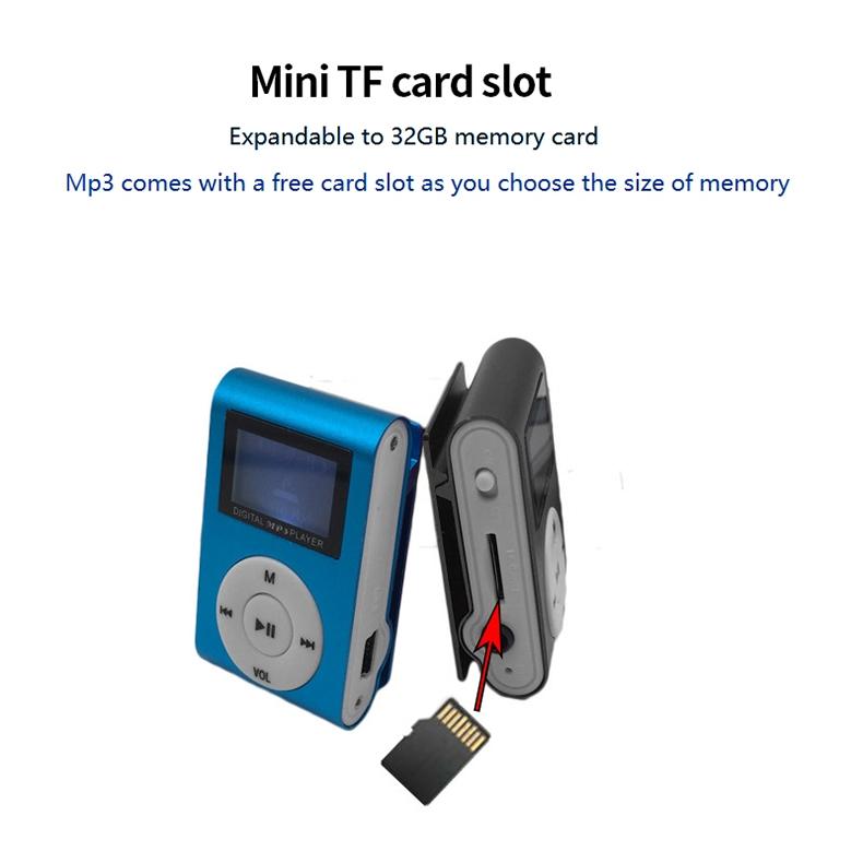 Mini Mp3 Player With Screen 128M+Earphone+Cable - Purple 8