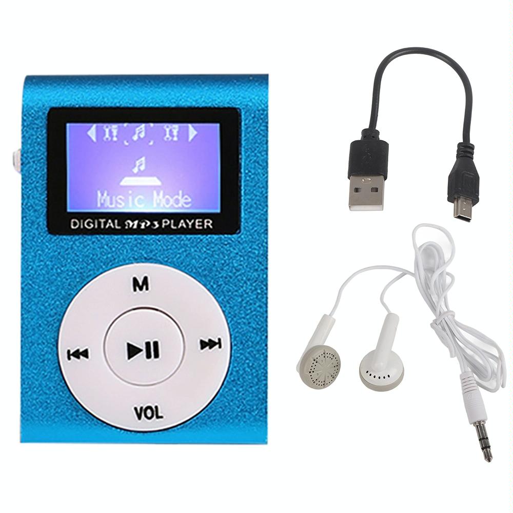 Mini Mp3 Player With Screen 128M+Earphone+Cable - Purple 10