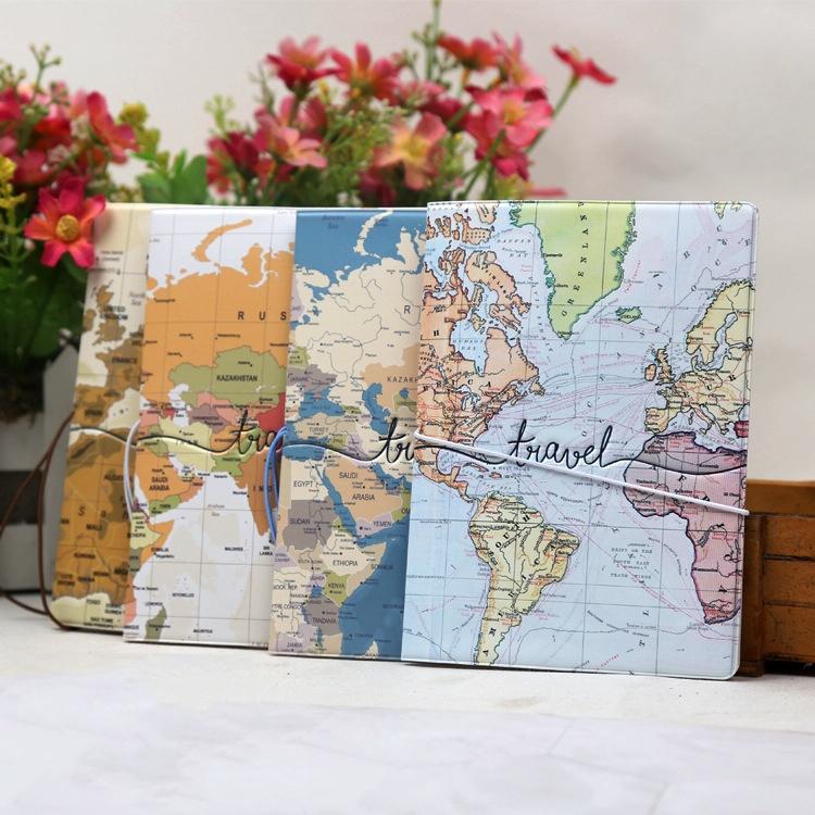 Passport Cover For Travel Abroad 3D Map Design - Ma 11