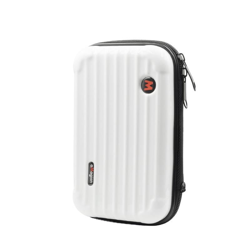 Waterproof Hard Shell Storage Bag for Amagisn - Compact Size - Pearl White 10