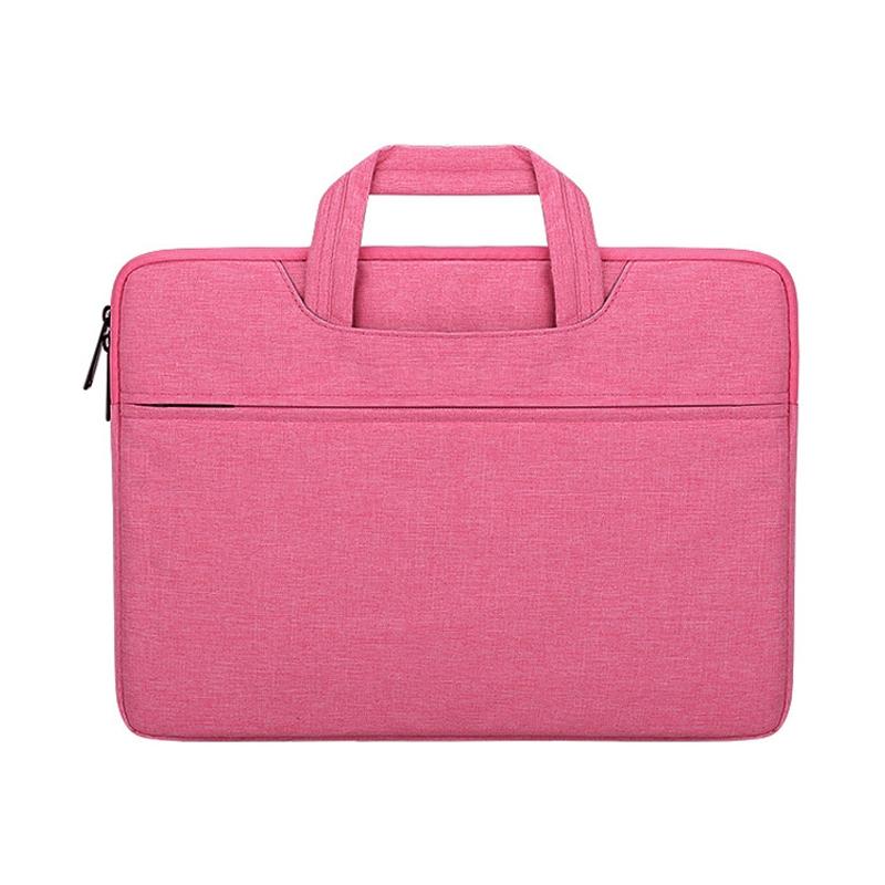 13.3 Inch Waterproof Laptop Handbag with Shock-absorbing Capacity - Lady Pink 15