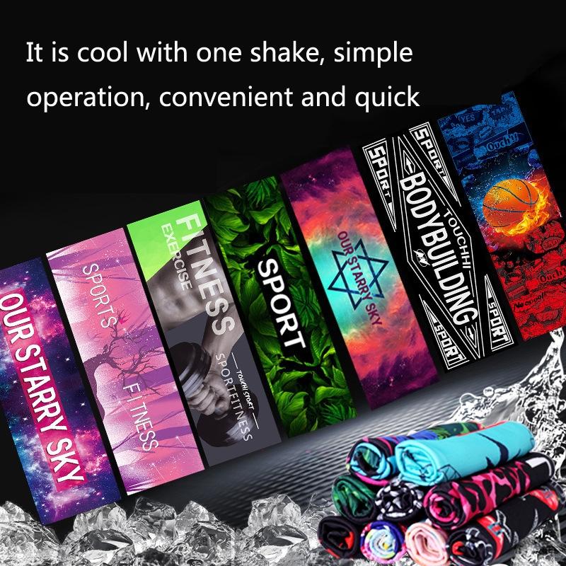 Quick Drying Cooling Towel For Outdoor Sports 100 X 30Cm - Sky 8