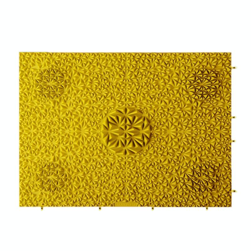 Fitness Toe Press Board For Home Foot Massage - Mountain Yellow 10