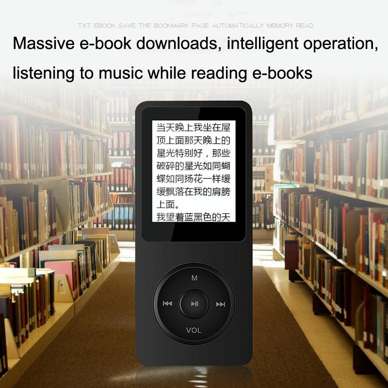 Ultra Thin Screen Mp4 Player Lossless Sound - Red 8