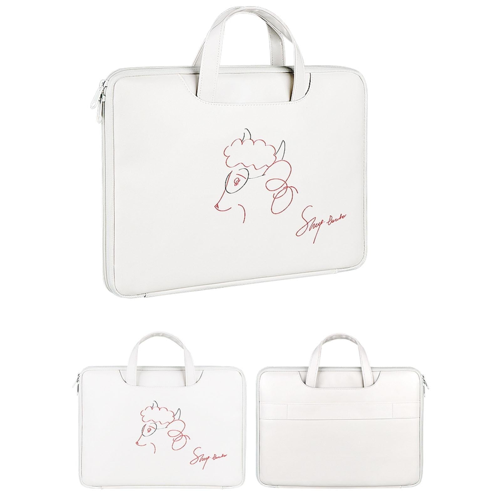 13.3 Inch Lightweight Printed Laptop Bag in Pu Material - Sheep Head 3