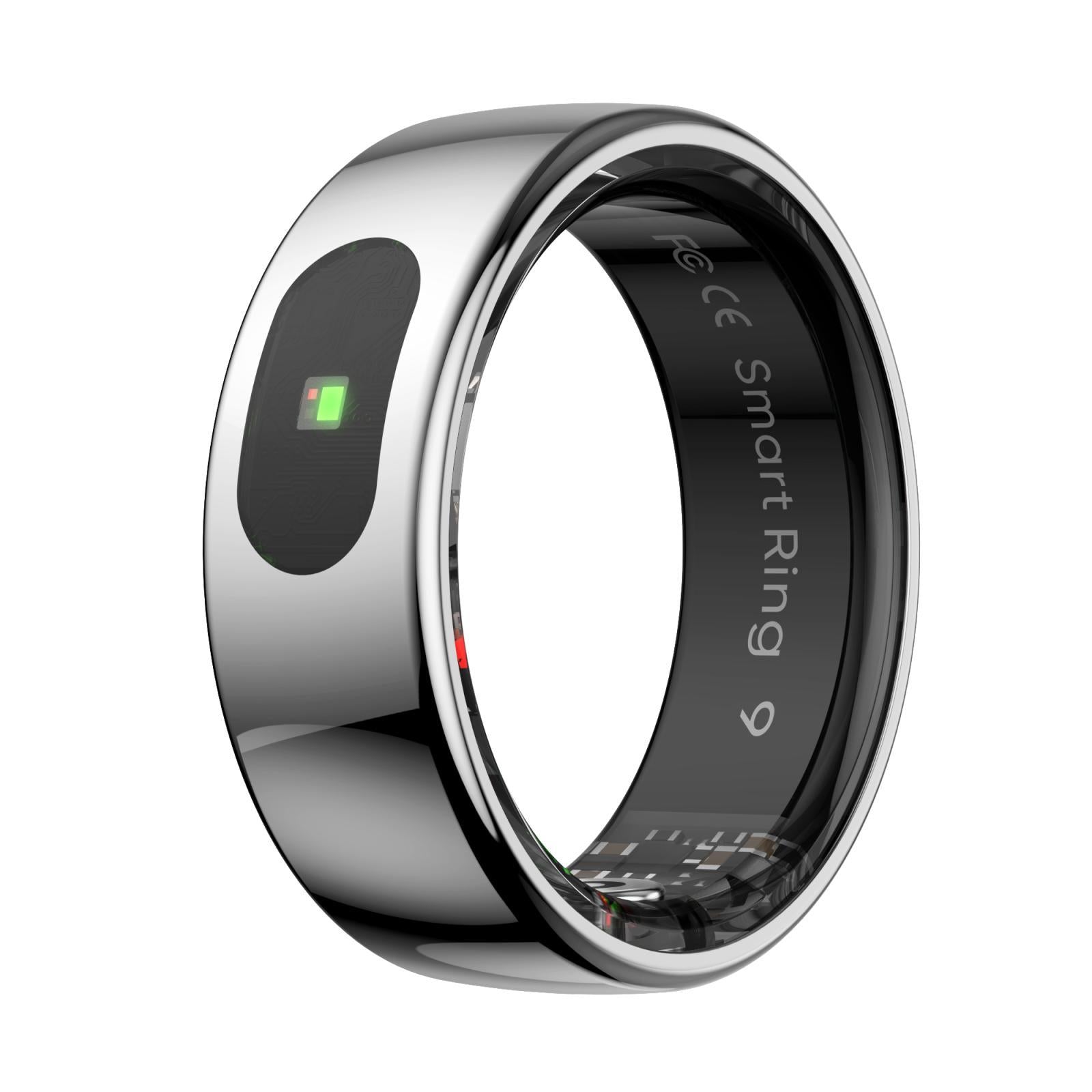 7 Smart Ring Heart Rate Blood Oxygen Sleep Sports - Silver 3