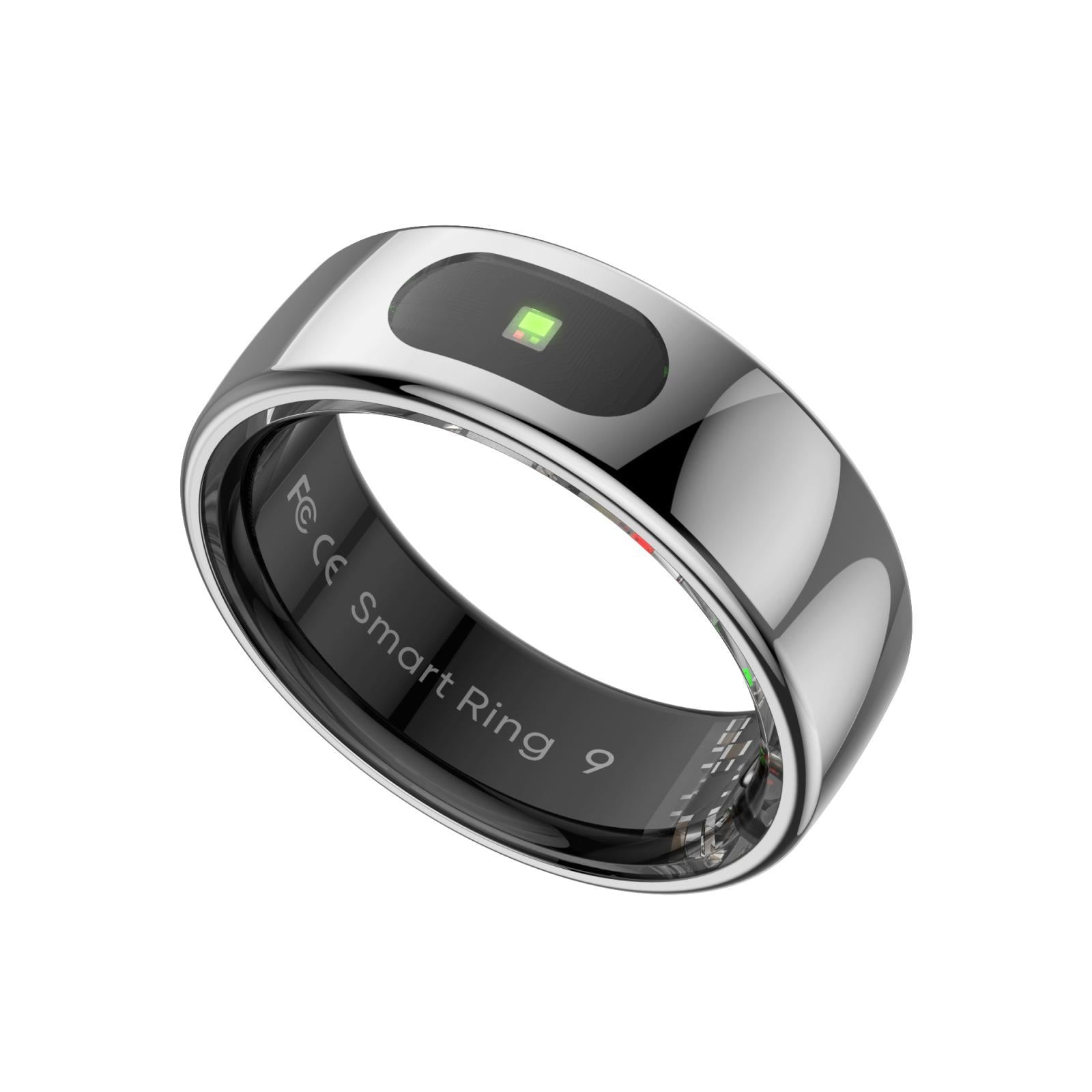 7 Smart Ring Heart Rate Blood Oxygen Sleep Sports - Silver 4