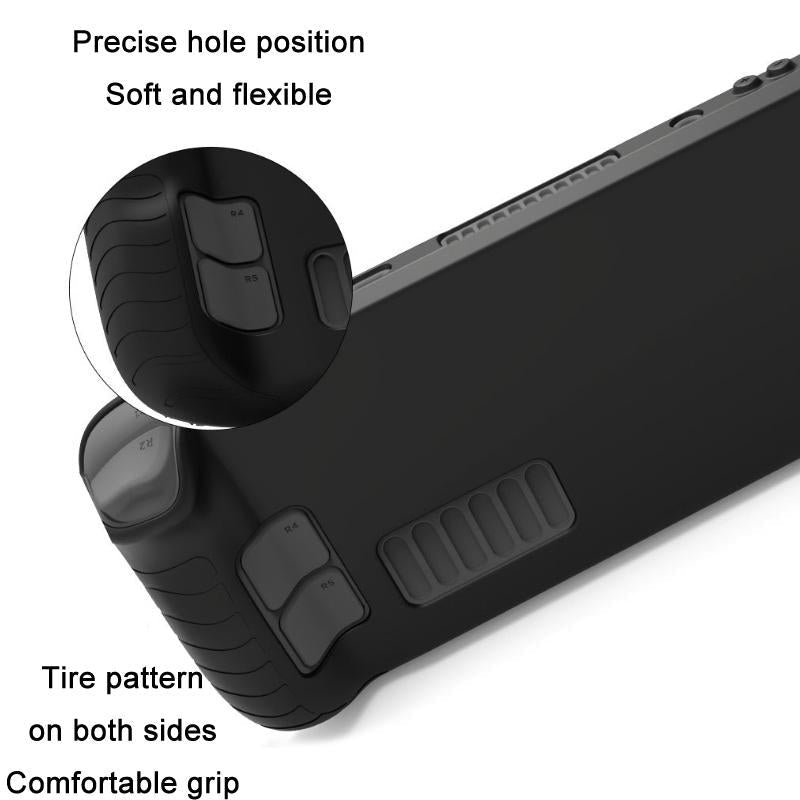 Steam Deck Silicone Cover with Button Caps - All-inclusive - Red 5