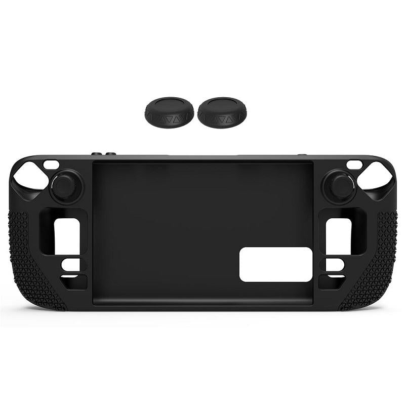 Steam Deck Silicone Cover with Button Caps - All-inclusive - Red 12