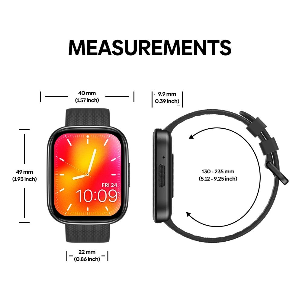 2.15 Inch Ip68 Waterproof Fitness Smart Watch Starlight Silver 3