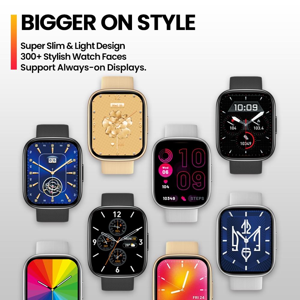 2.15 Inch Ip68 Waterproof Fitness Smart Watch Starlight Silver 9