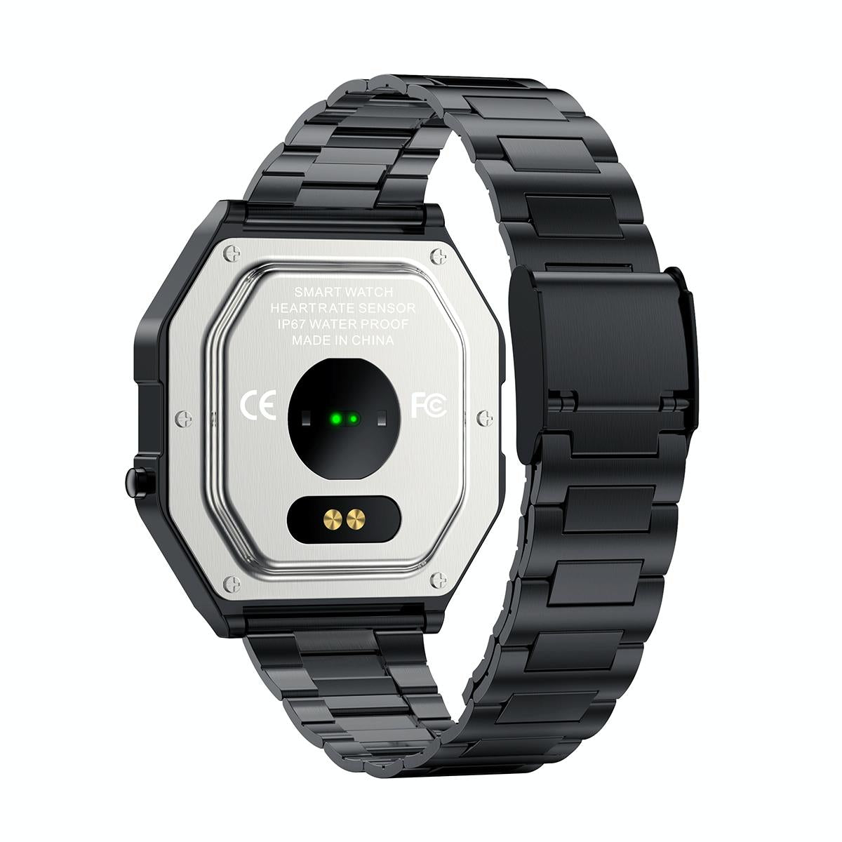 Waterproof Steel Smart Watch With Colour Screen - Silver 3