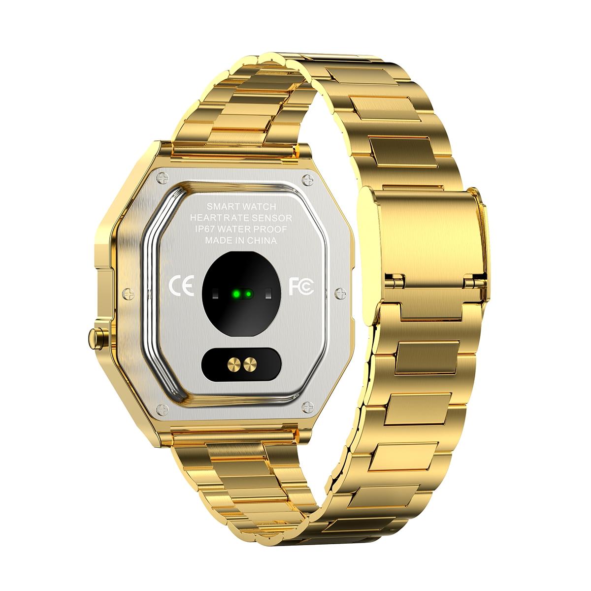 Waterproof Steel Smart Watch With Colour Screen - Silver 10