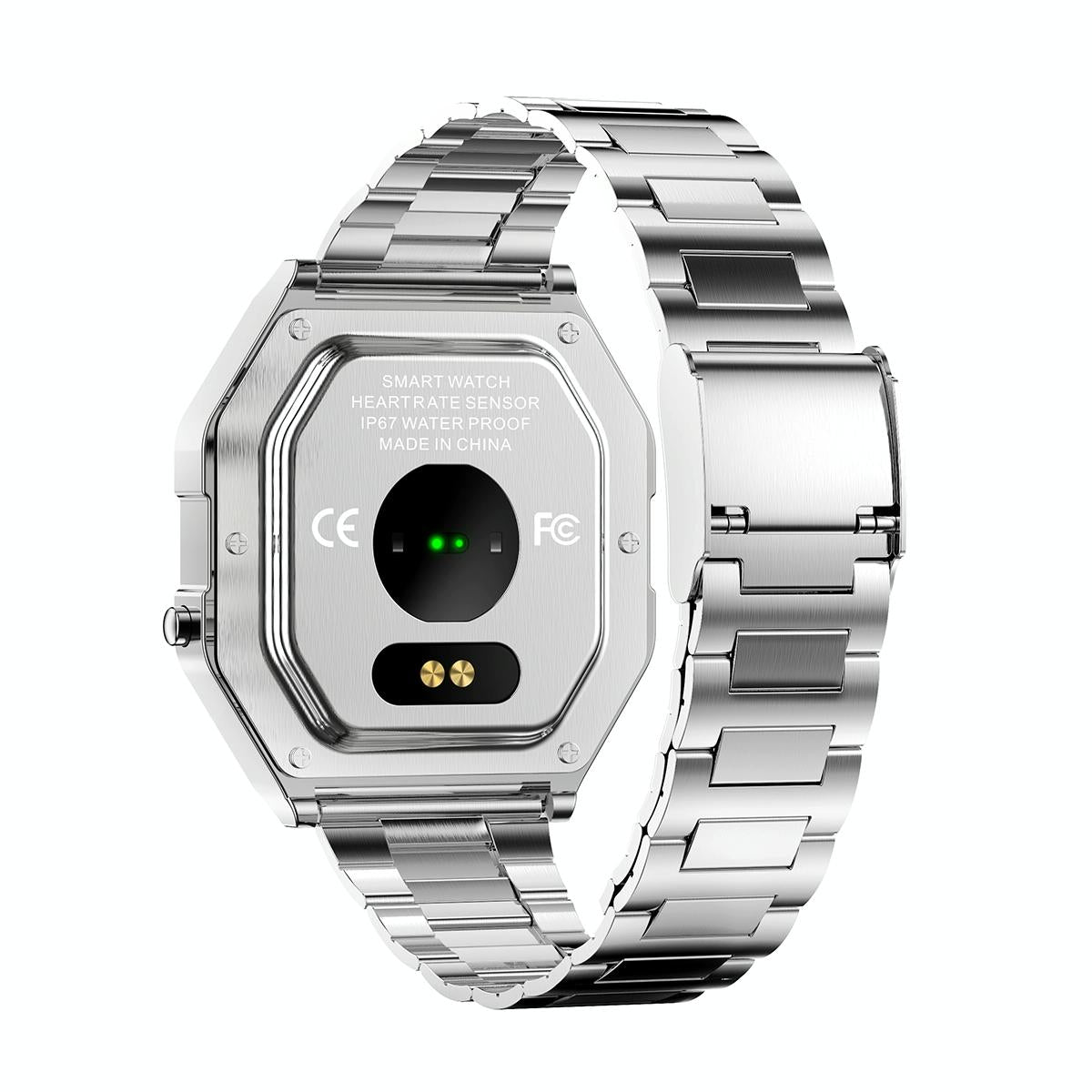 Waterproof Steel Smart Watch With Colour Screen - Silver 13