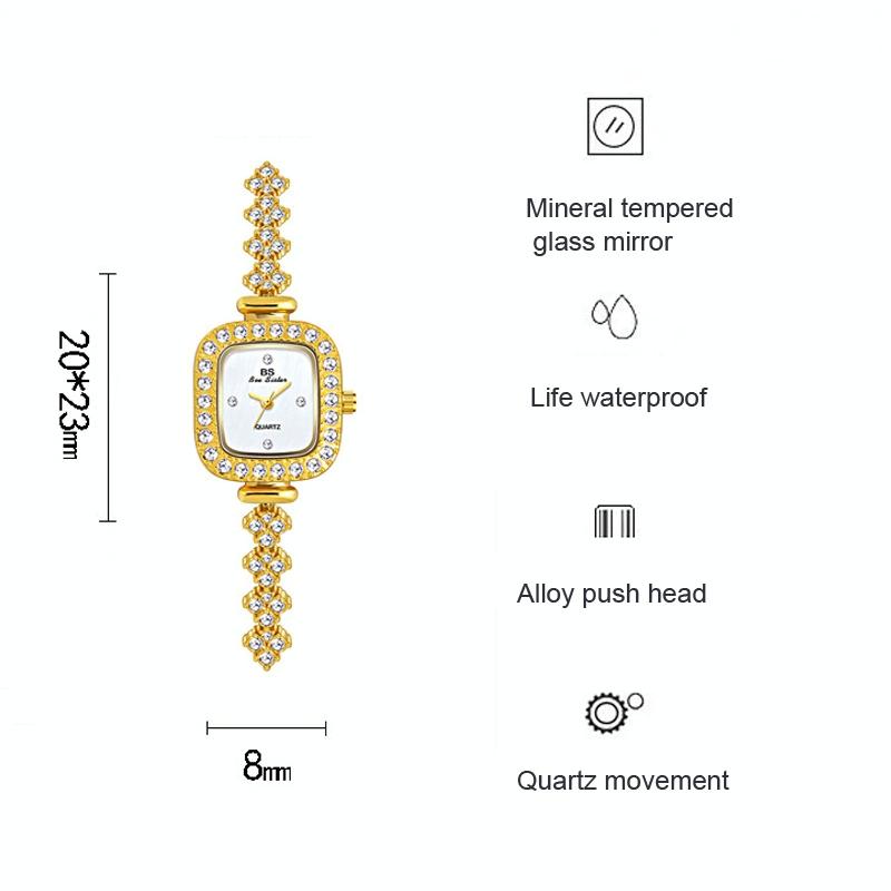 Diamond Bracelet Watch for Women - Elegant and Timeless - Rose Gold 4