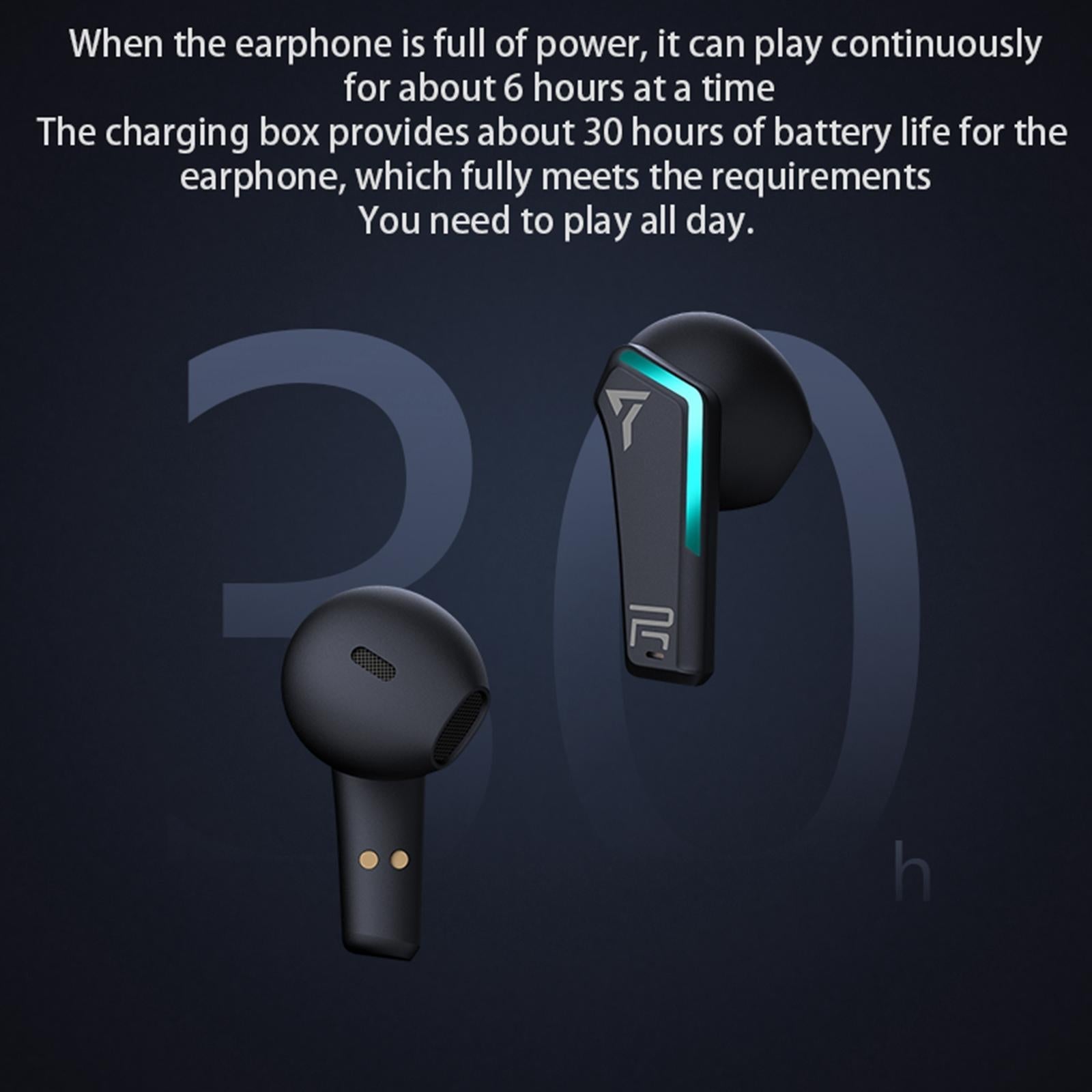 Wireless Bluetooth Gaming Headset with Noise Reduction - Grey 5