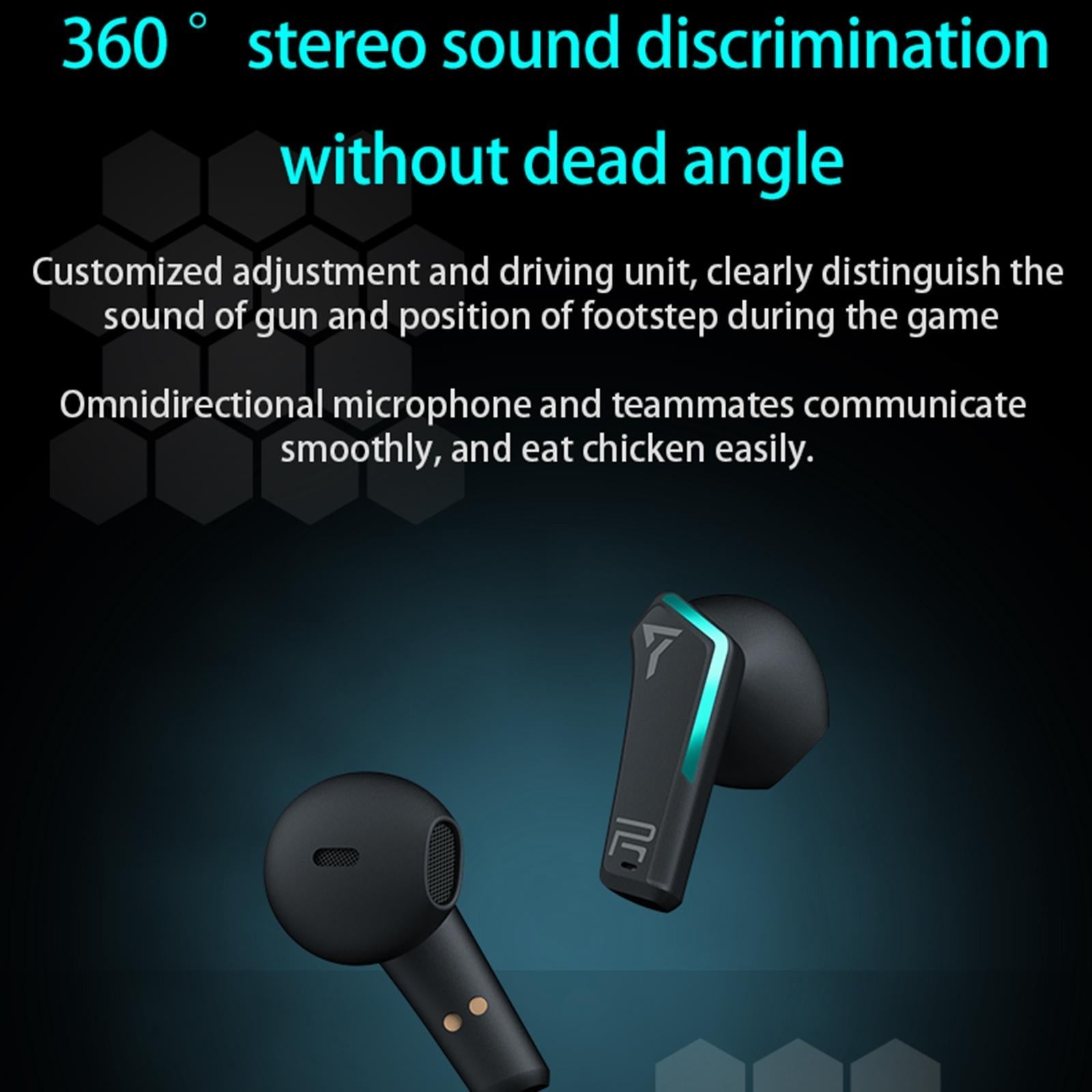 Wireless Bluetooth Gaming Headset with Noise Reduction - Grey 6