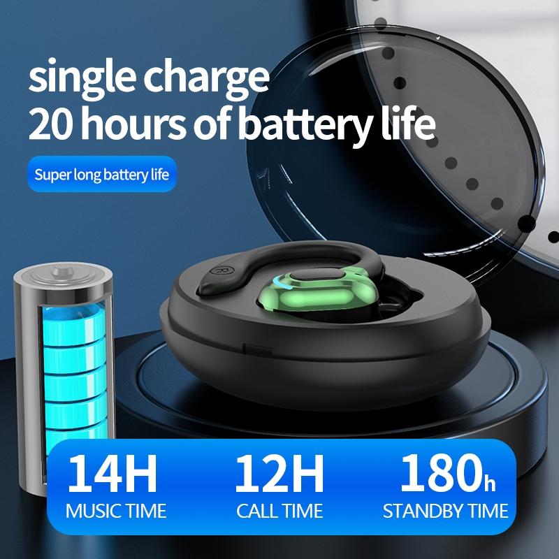Wireless Bluetooth Earphones with Charging Case - F8 - Red Single Ear 8