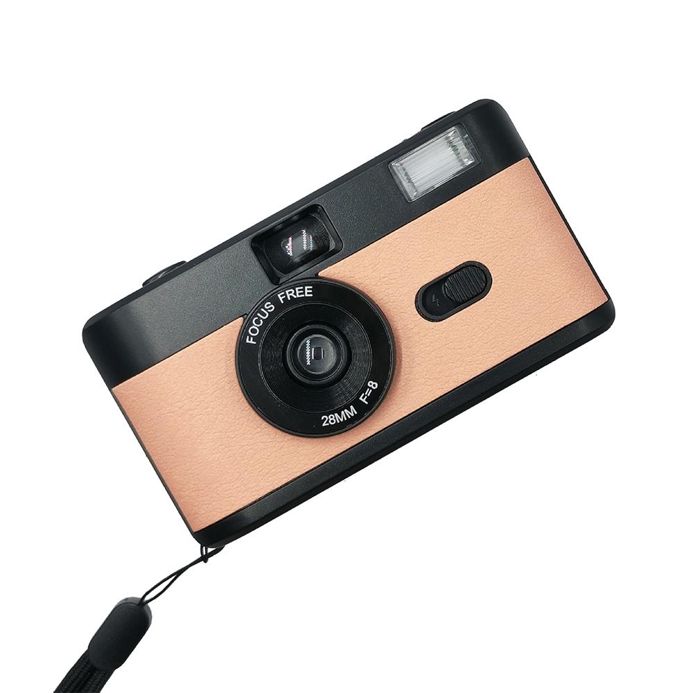 Retro Manual Reusable Film Camera for Kids - no Film - Black + Purple 12