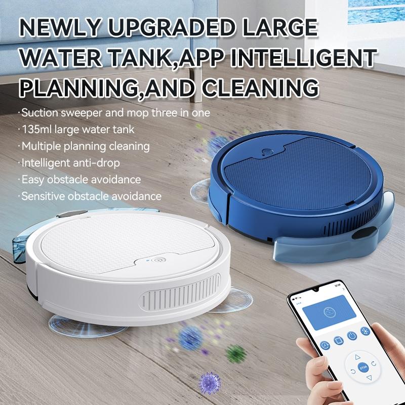 Intelligent Household Sweeping Robot with Path Charging - Max - Blue 5