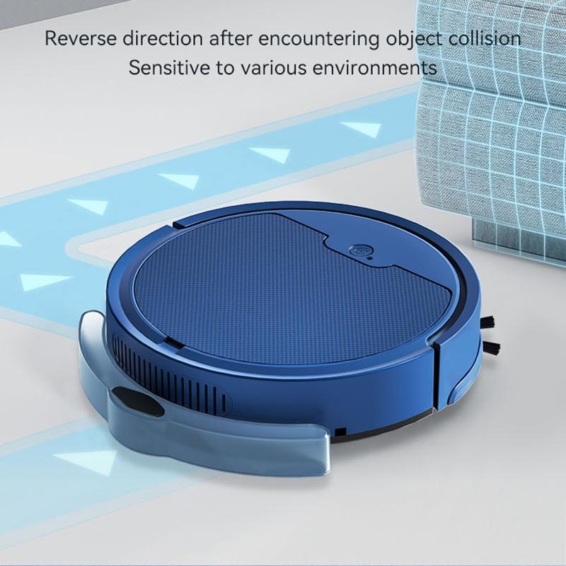 Intelligent Household Sweeping Robot with Path Charging - Max - Blue 7