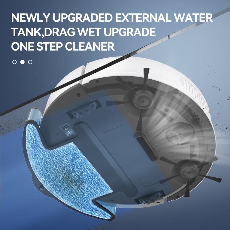 Intelligent Household Sweeping Robot with Path Charging - Max - Blue 8