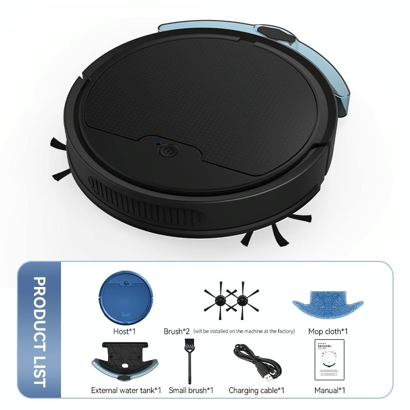 Intelligent Household Sweeping Robot with Path Charging - Max - Blue 10