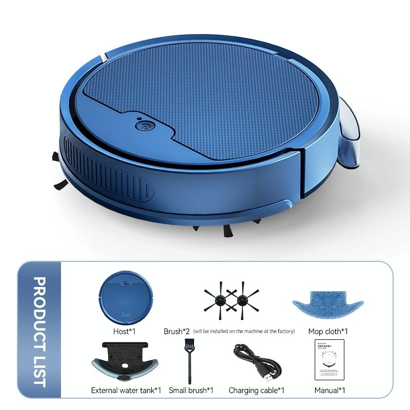 Intelligent Household Sweeping Robot with Path Charging - Max - Blue 11