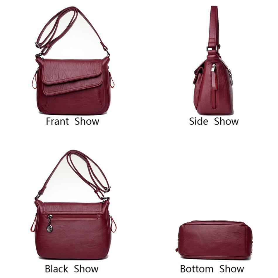 Stylish Leather Shoulder Bag For Summer - Purple 6