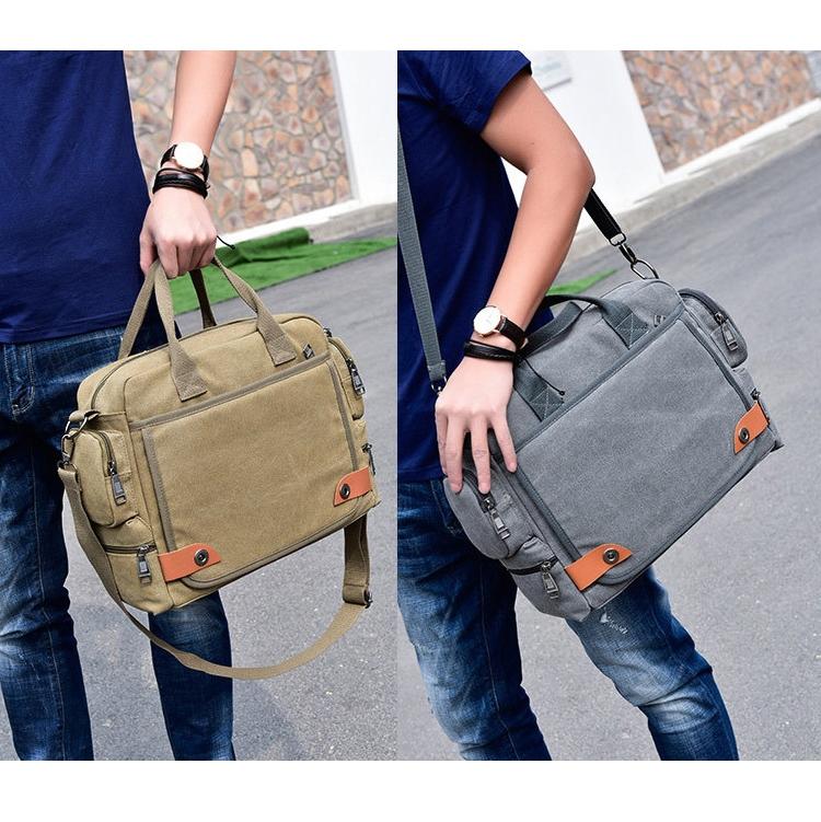 Waterproof Outdoor Laptop Bag Single Shoulder - Dark Gray 8