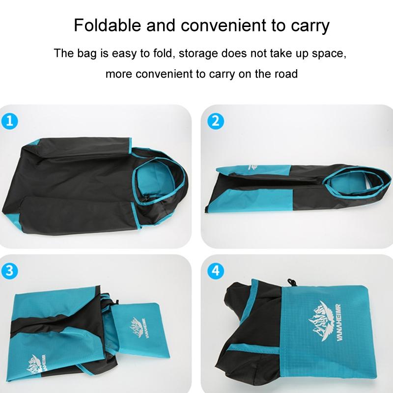 Waterproof Foldable Tote For Outdoor Sports - Dark Blue 4