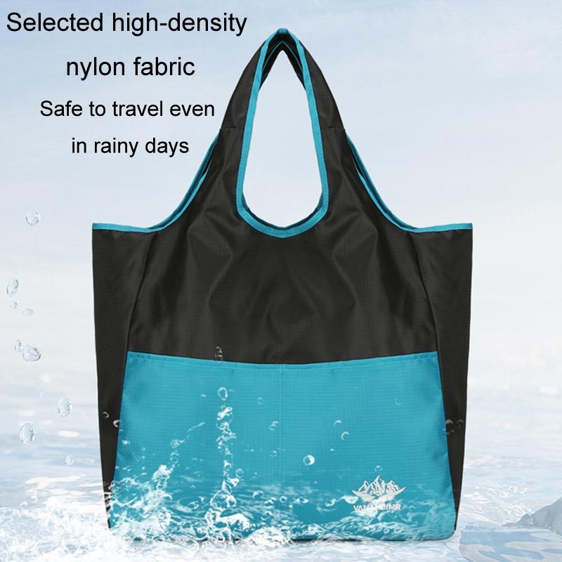 Waterproof Foldable Tote For Outdoor Sports - Dark Blue 10