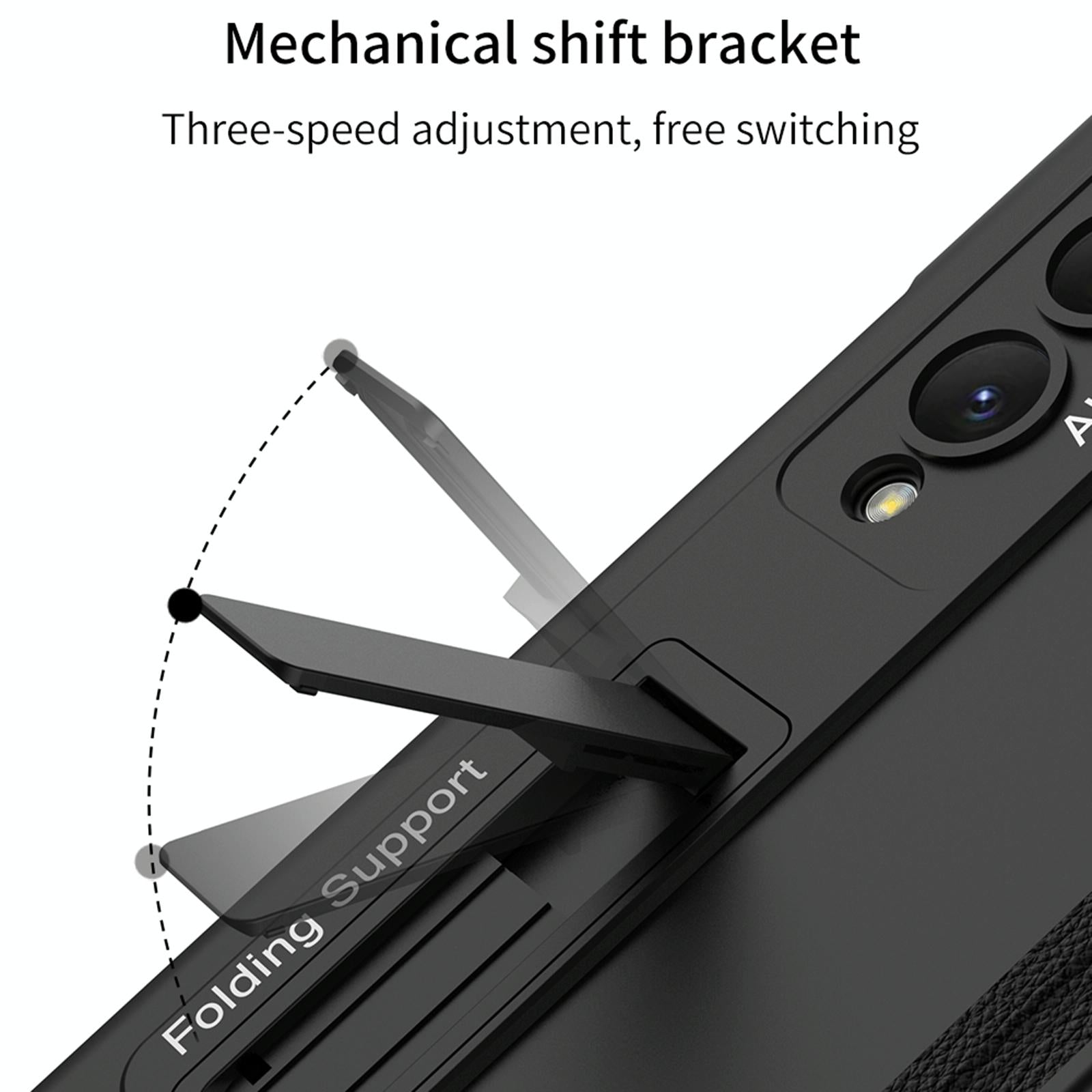 For Samsung Galaxy Z Fold4 5G Magnetic Fold Case - Full Coverage - Gold 5
