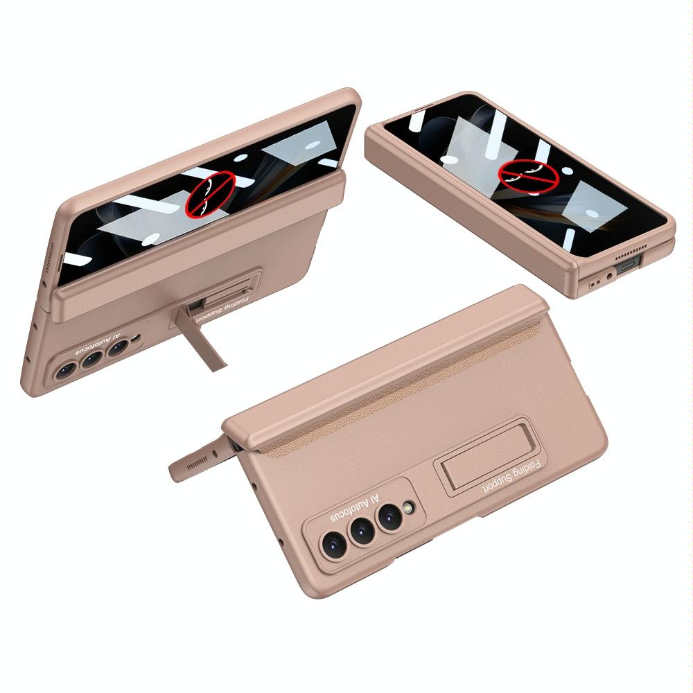 For Samsung Galaxy Z Fold4 5G Magnetic Fold Case - Full Coverage - Gold 9